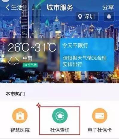 现在起，登录支付宝可查深圳社保、申请租房补贴