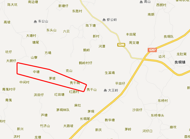內部消息透露新湛江國際機場確定遷建在良垌鎮中塘片區