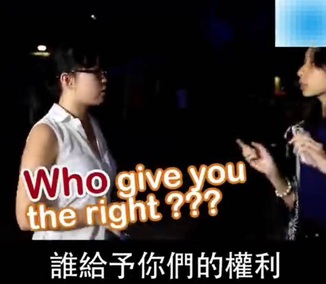 内地女生怒撕港中大“港独”海报，单挑“港独”学生会：你们不能代表我！_金羊网新闻