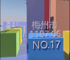 【视频】柱状图一睹广东省21城市GDP，贫富差距何其大