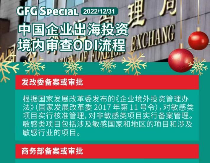 中国企业出海投资境内审查ODI流程
