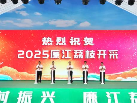 2025廉江荔枝推介大会在良垌荔枝大世界举行，订单额超3亿元